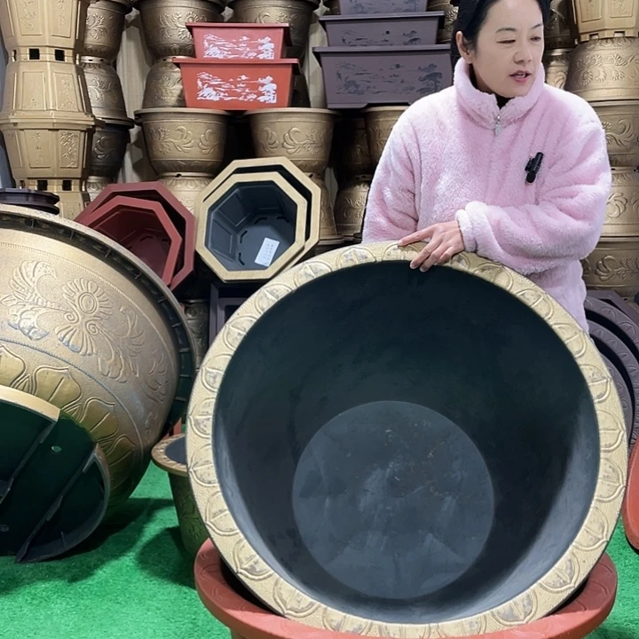 圆盆古铜八零两个
