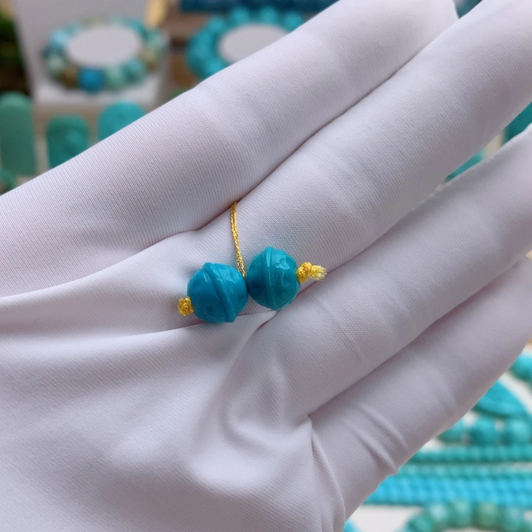 绿松石未镶嵌挂件