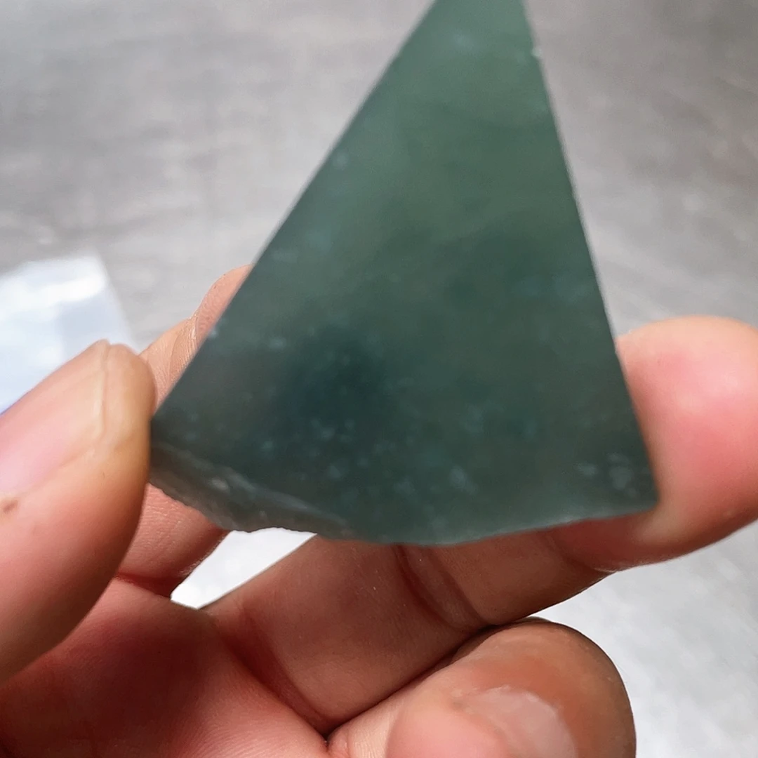 竹***盐翡翠散珠天然翡翠石