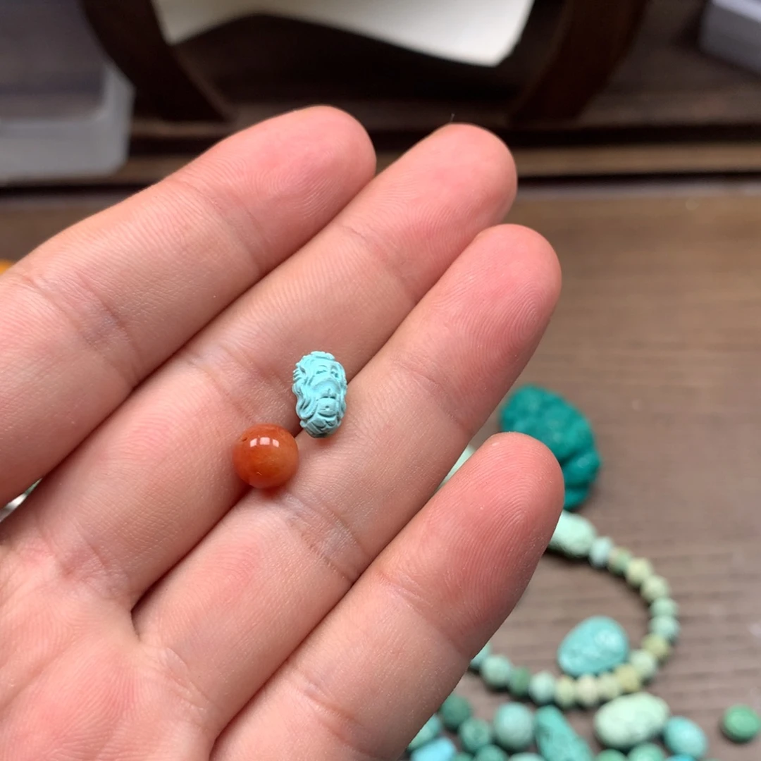 未镶嵌绿松石雕刻