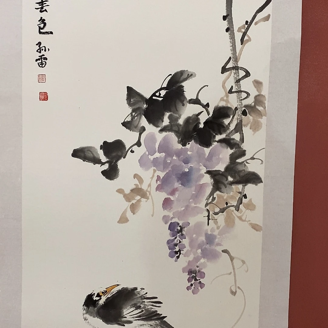 书法孙雷花鸟作品精品