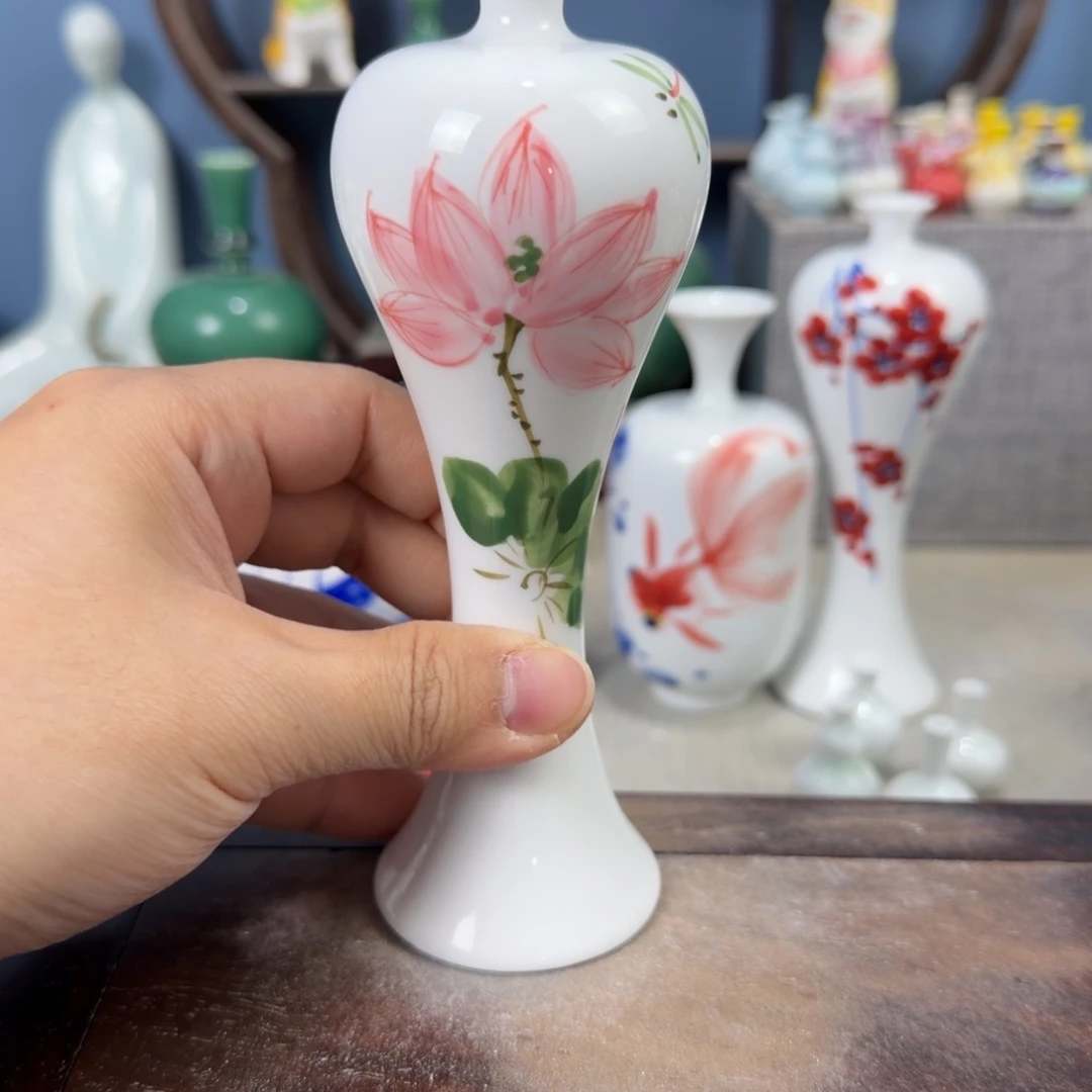 陶瓷手工小花器摆件