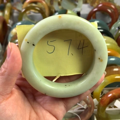 岫玉手镯未镶嵌22号