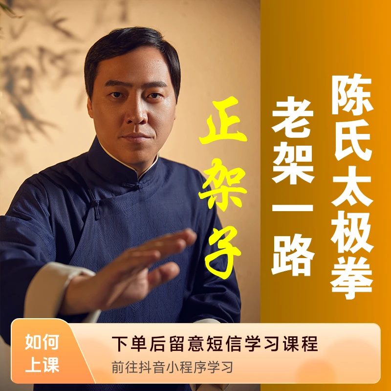 太极拳老架一路陈斌五步教学法之正架子线上视频课
