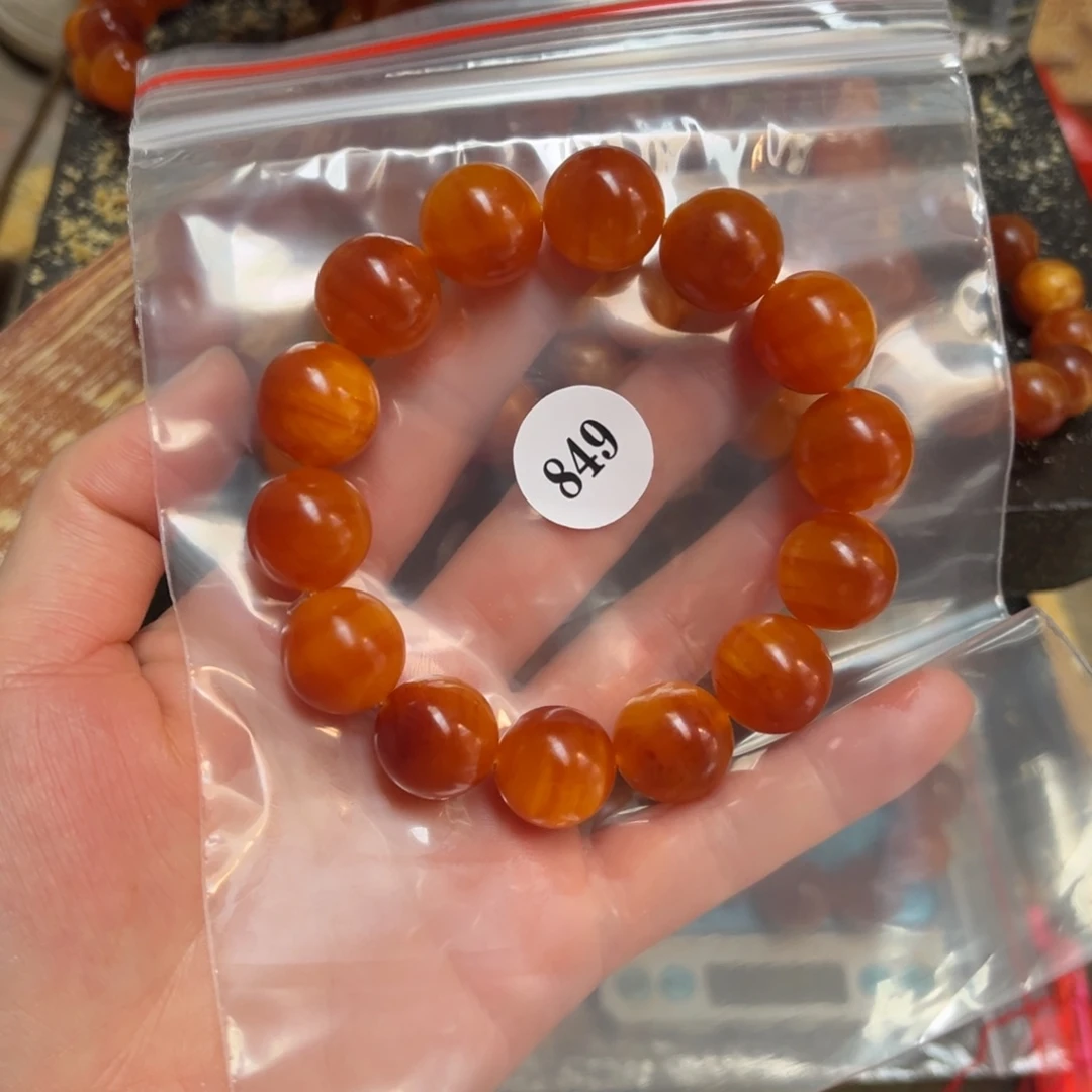 松木（琥珀木）手串/手链?****849号1.6包浆