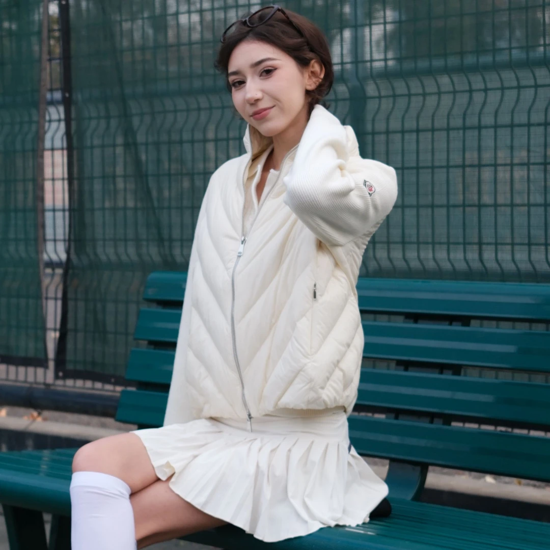 【蒙可汗黑金鹅绒服】95%白鹅绒短款内外穿搭羽绒服冬鹅绒羽绒服