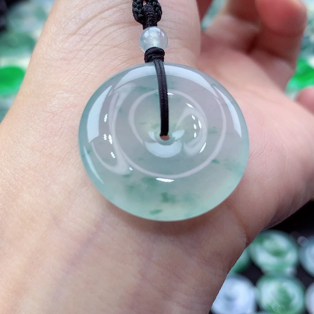 颈饰未镶嵌翡翠编号39。尺寸26.4-6.3