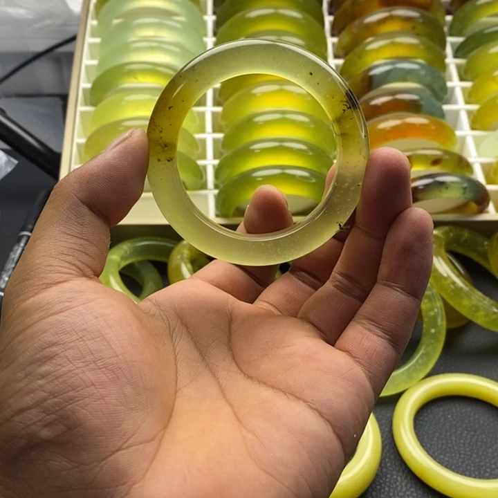 合金蛇纹石玉手镯52
