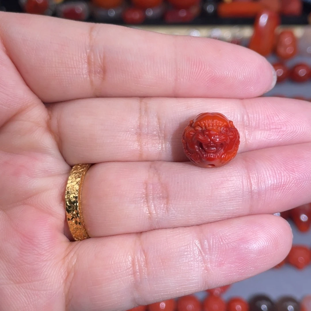 南红玛瑙虎珠未镶嵌