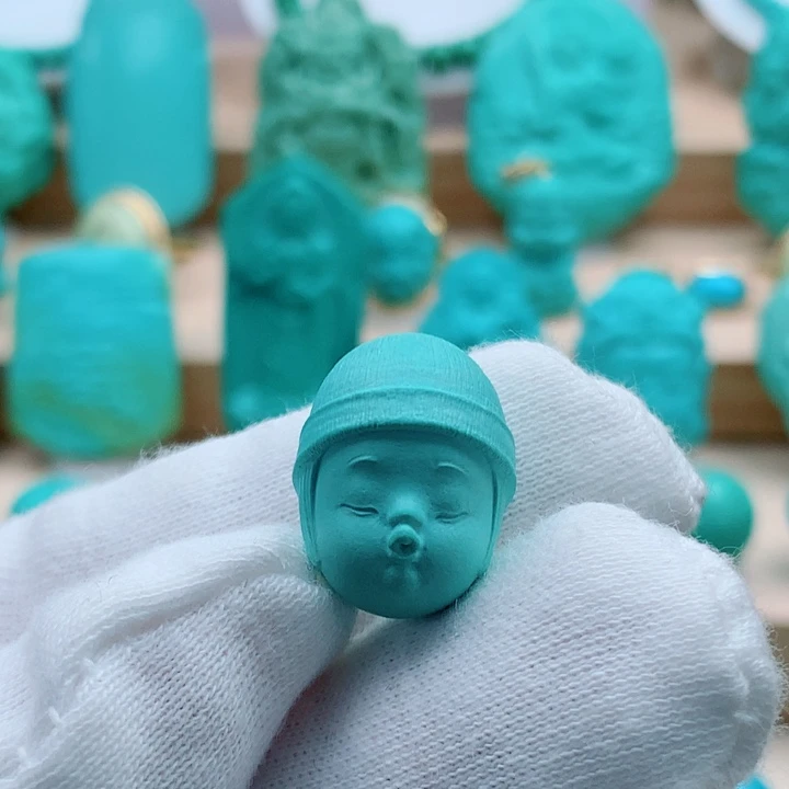 未镶嵌绿松石童趣