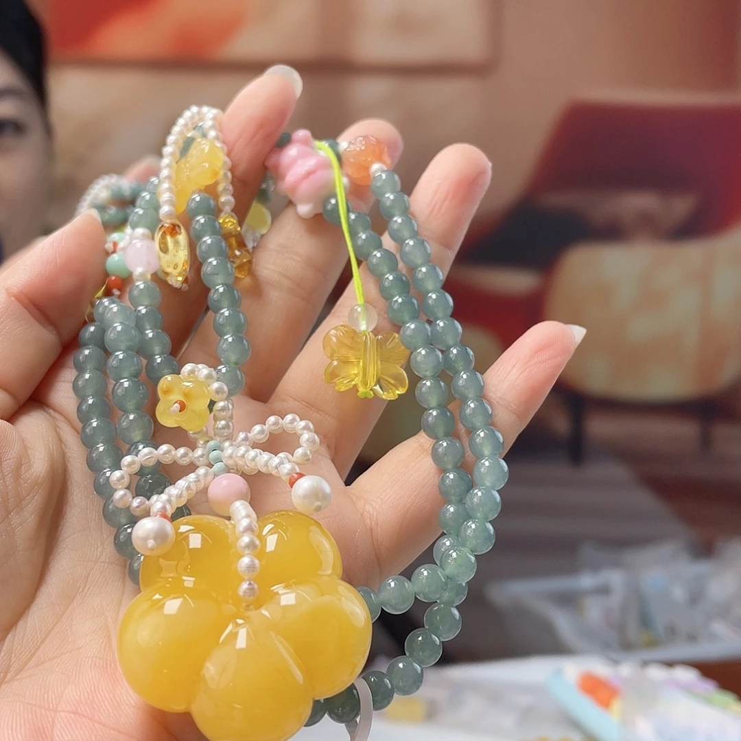 裸石蜜蜡未镶嵌蜜蜡吊坠