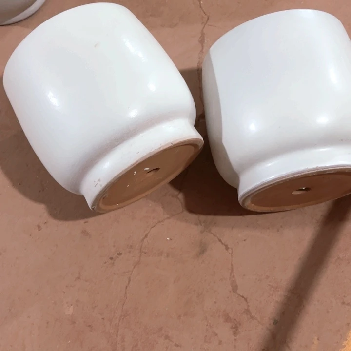 紫砂花盆口径19高度20两只正品