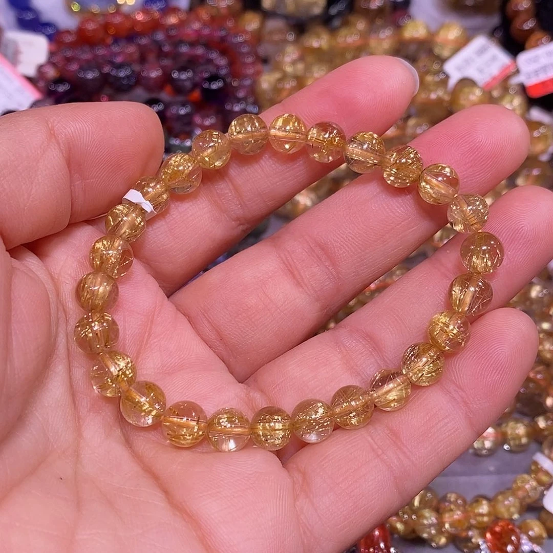 未镶嵌手链水晶金钛晶7