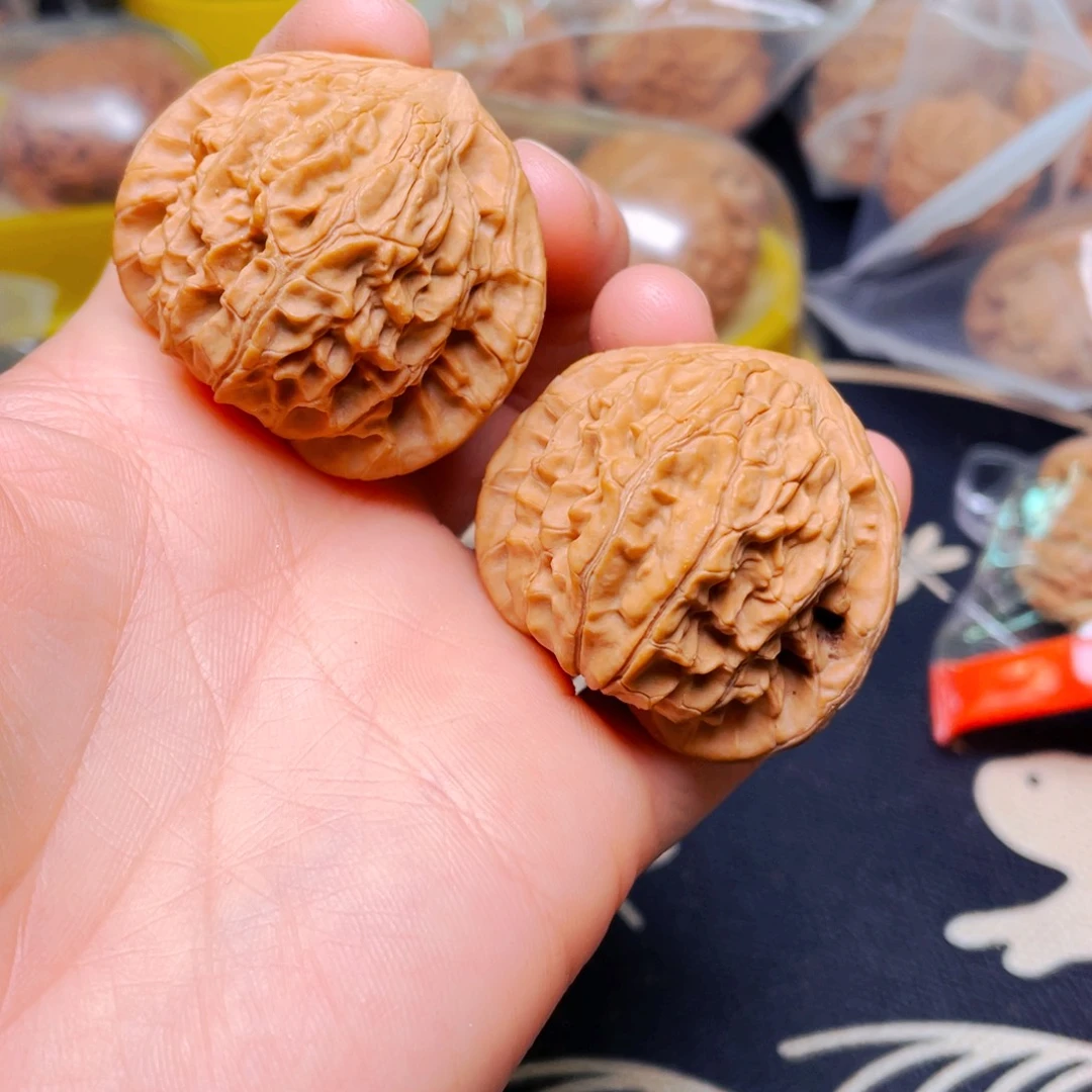 吊坠文玩核桃野生荷花