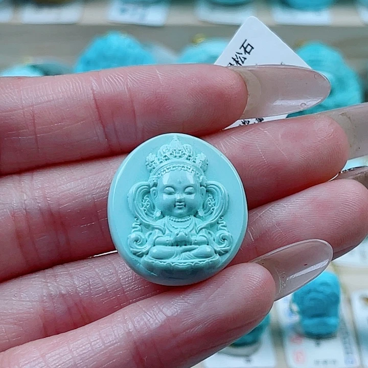 未镶嵌绿松石珠宝奇石