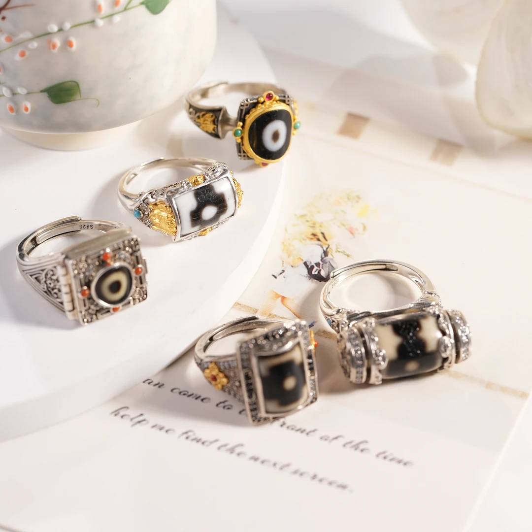 壹加小青|银镶坛城戒指系列多样性发其一