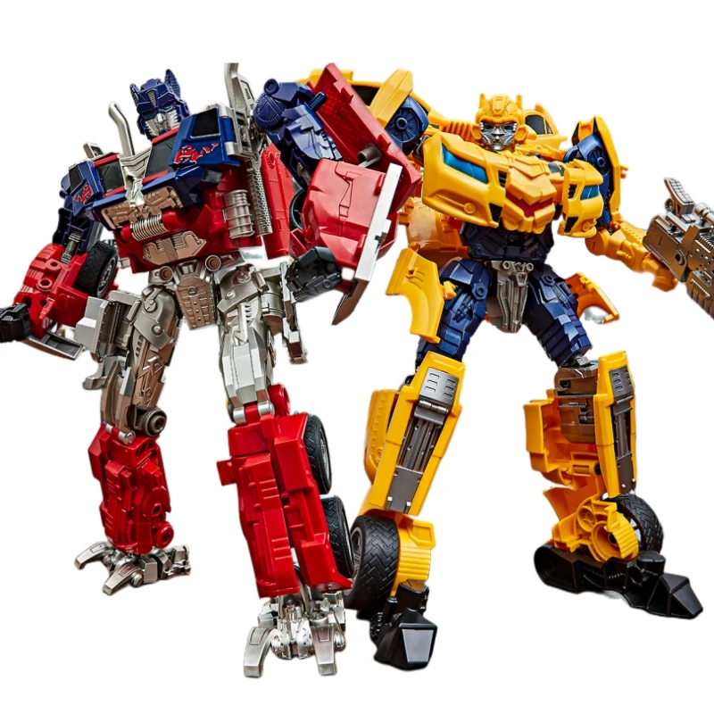 变形玩具机器人双刀擎天战锤黄蜂汽车金刚手办模型六岁儿童玩具
