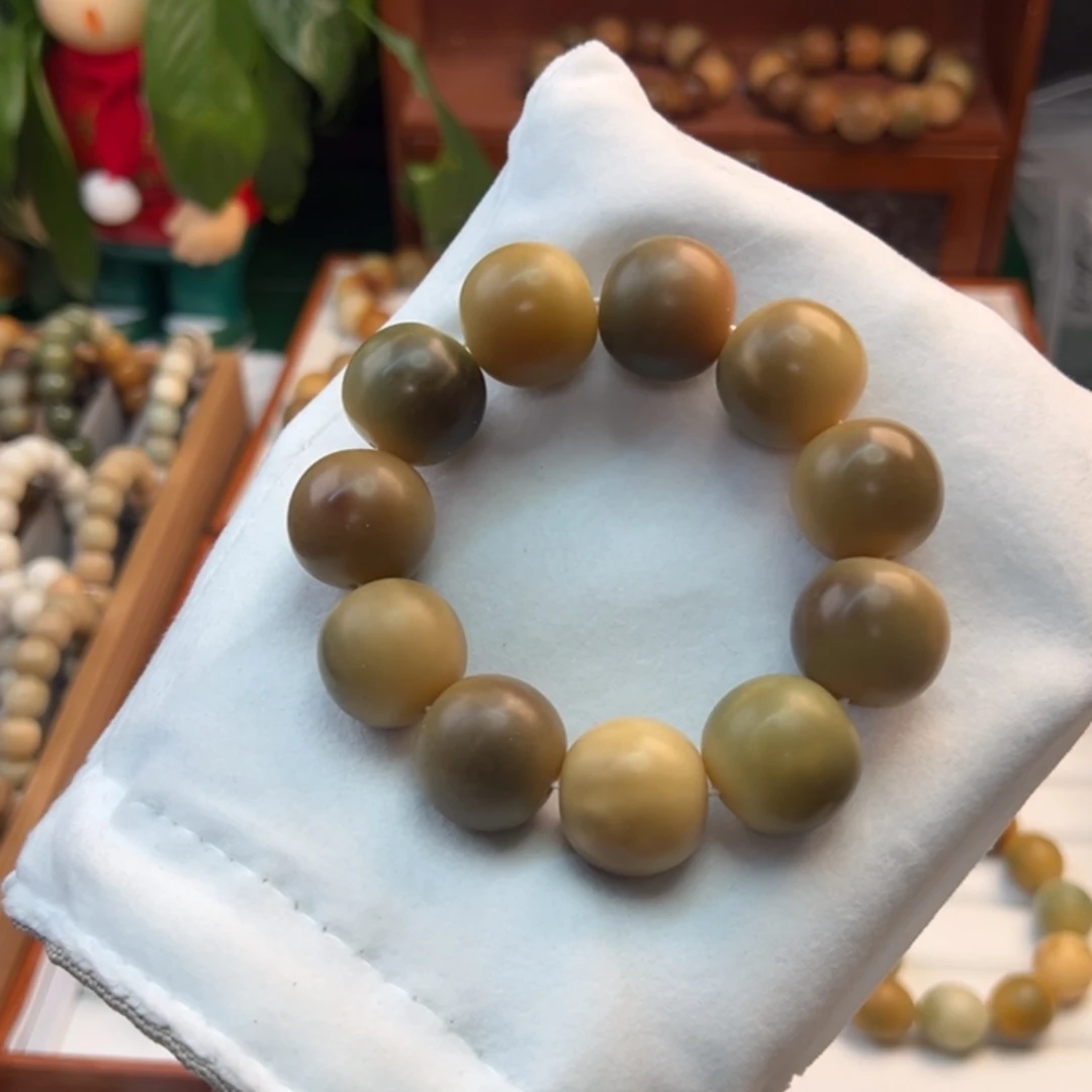 菩提根/象牙果手串卡22.5苹果干磨微瑕