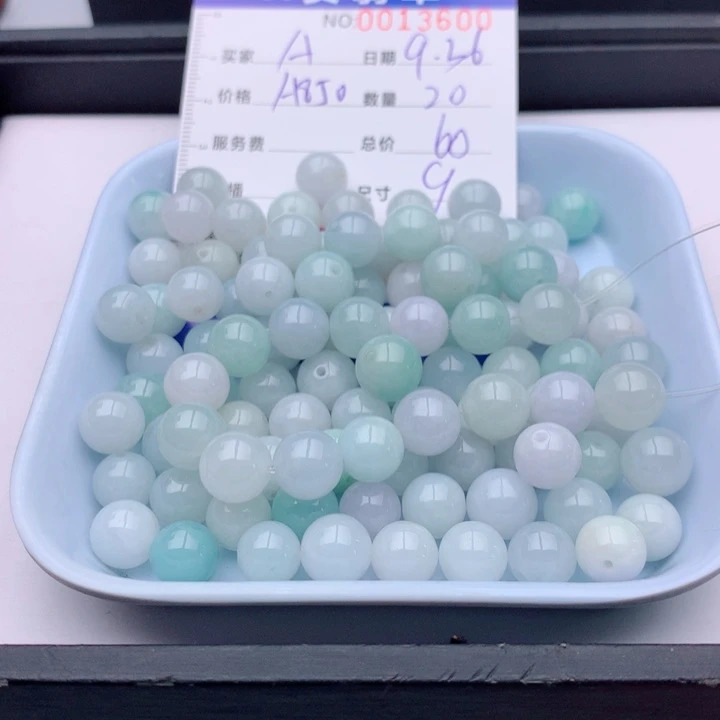 A***o翡翠未镶嵌手链多样性