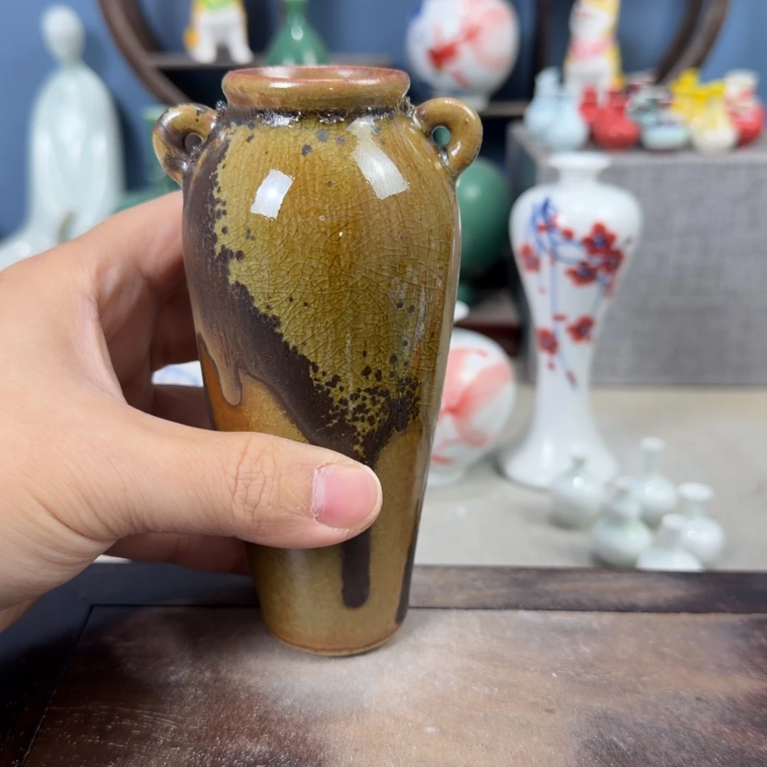 陶瓷手工小花器摆件