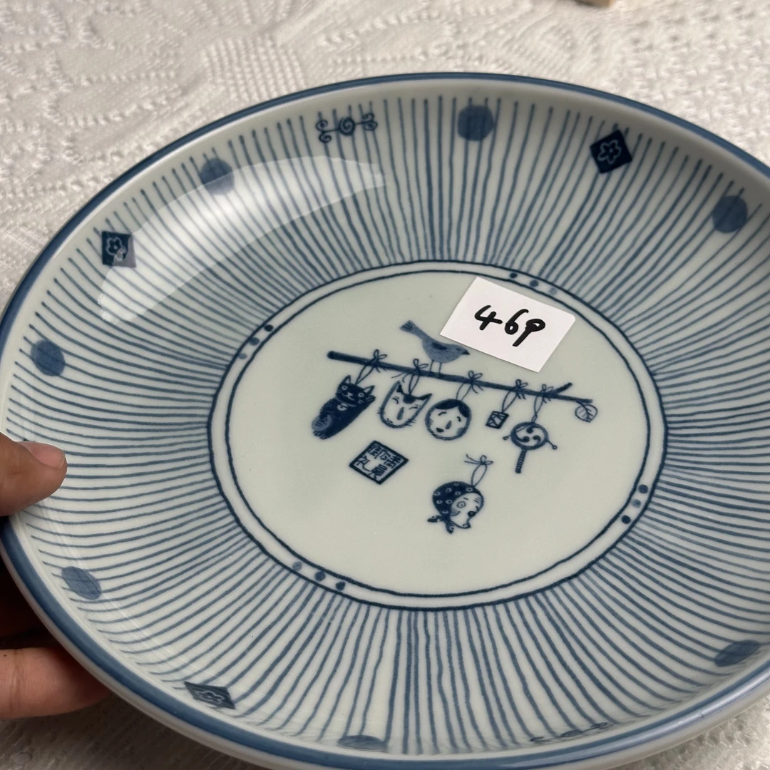 469号全网孤品高端中古日瓷回流 香兰社 深川制 九谷 濑户烧古董