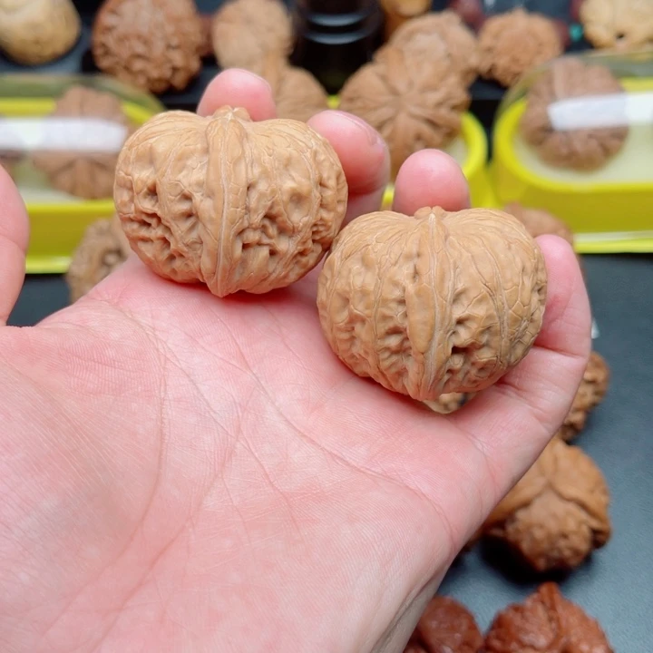 把件文玩核桃平谷元宝42×39×32