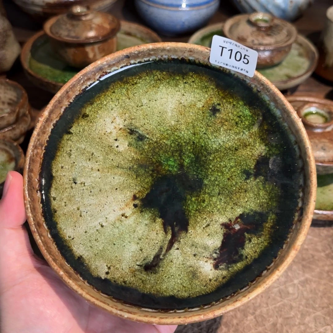 T105底裂残破感泥料非柴烧跑单禁拍