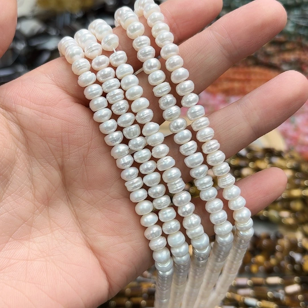 玛瑙/玉髓未镶嵌珠宝半成品卡6珍珠算盘一条