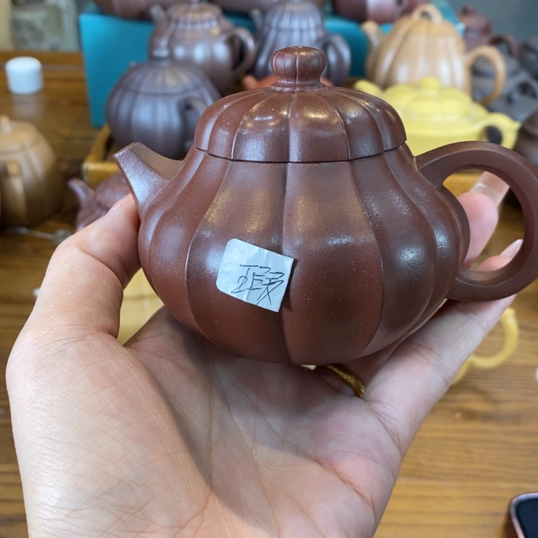 无***想茶壶紫砂原矿泥料手工壶直播间