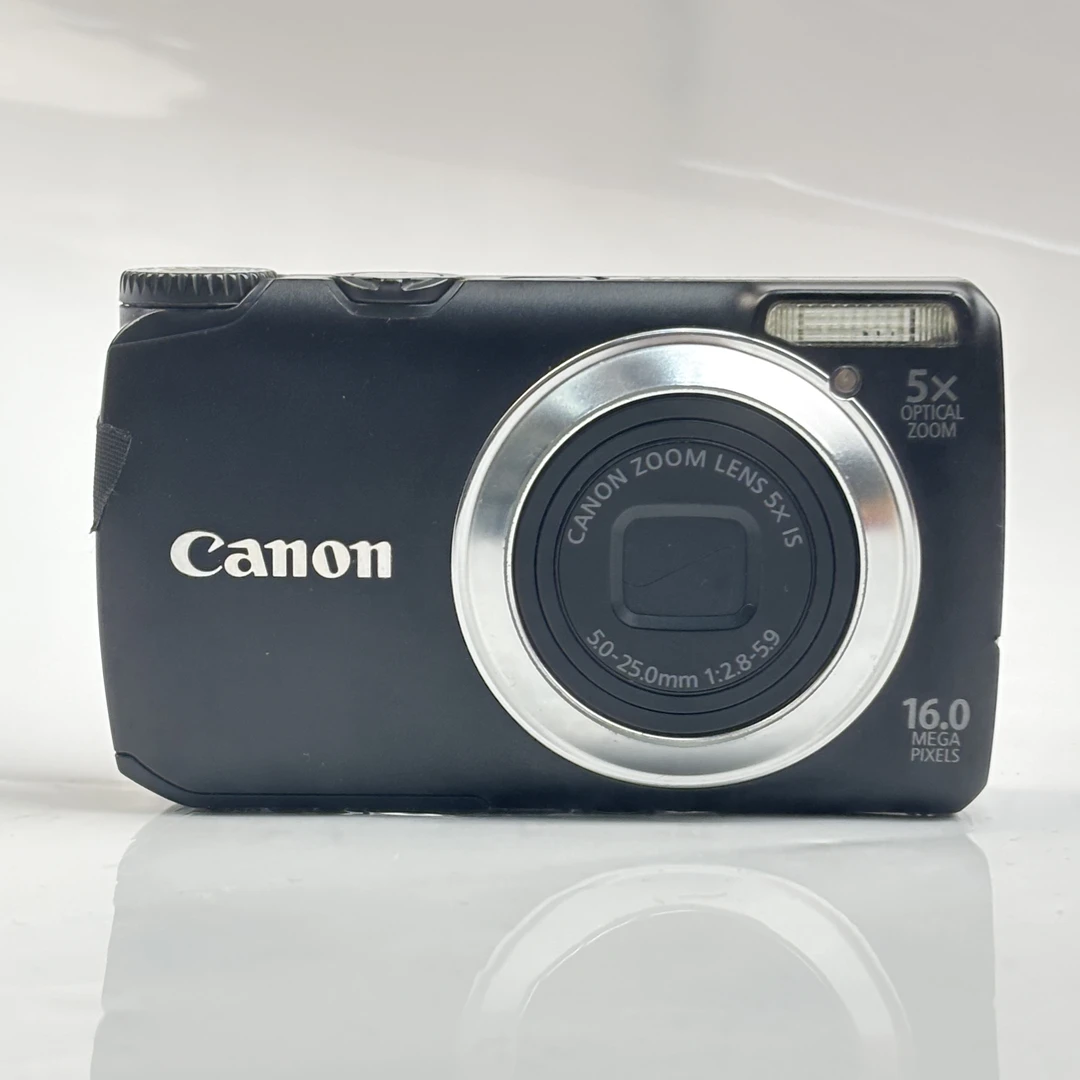 95新 Canon/佳能 a3300黑色1600万像素5倍变焦复古ccd数码相机
