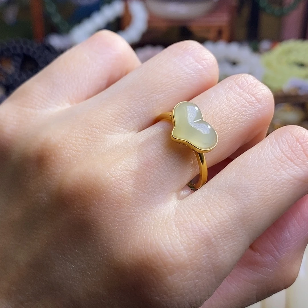 和田玉未镶嵌颈饰福利价银镶晴水