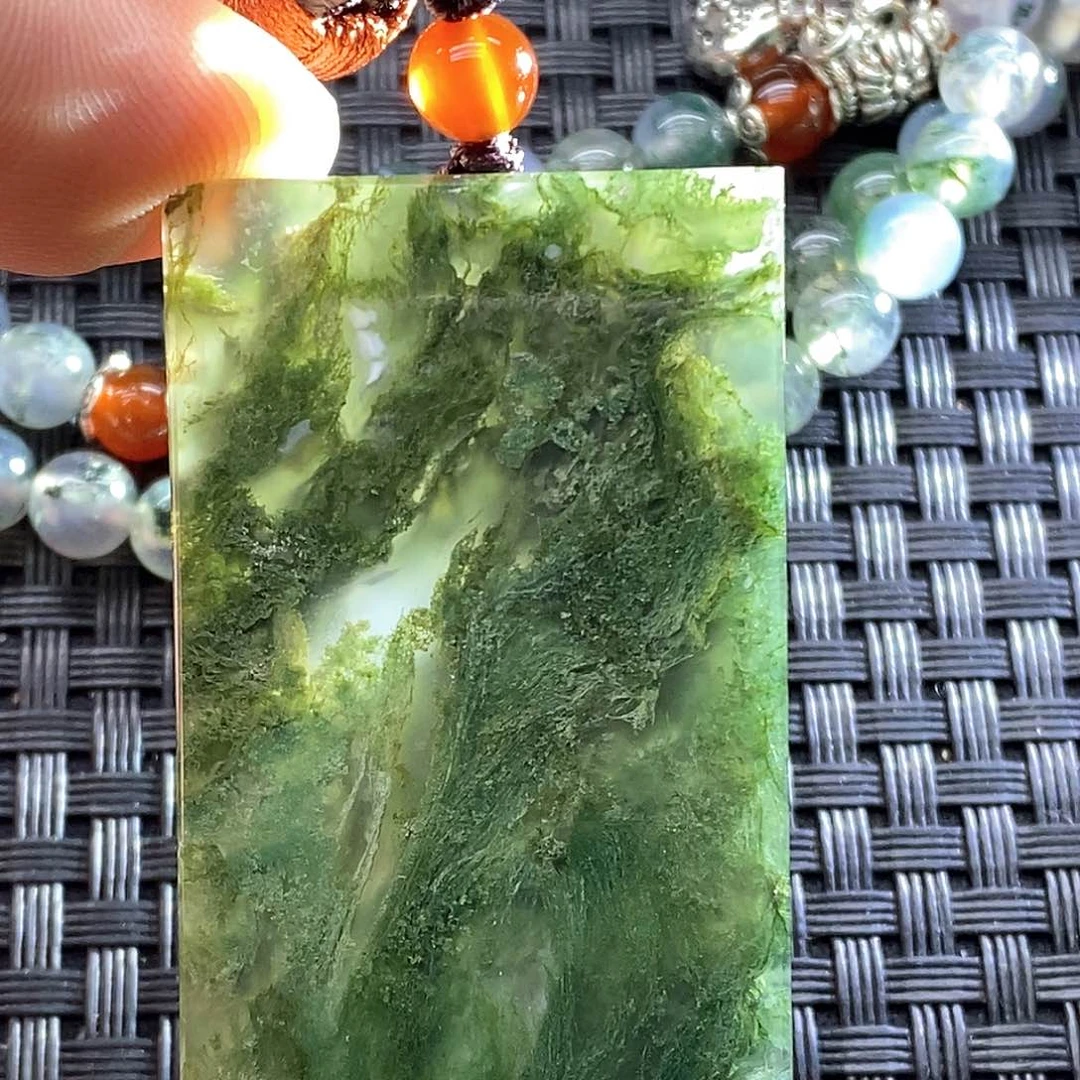 未镶嵌颈饰玛瑙/玉髓封*