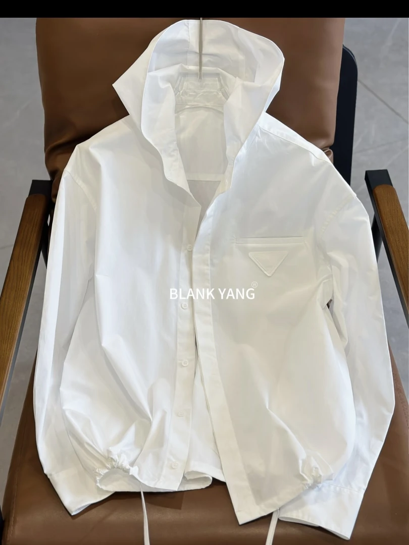 Team Yang-25年新款男士三角标长袖连帽开衫松紧腰休闲帅气1103