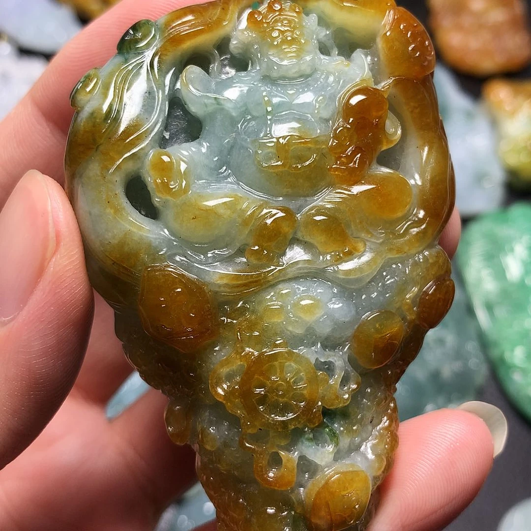 颈饰未镶嵌翡翠翡翠