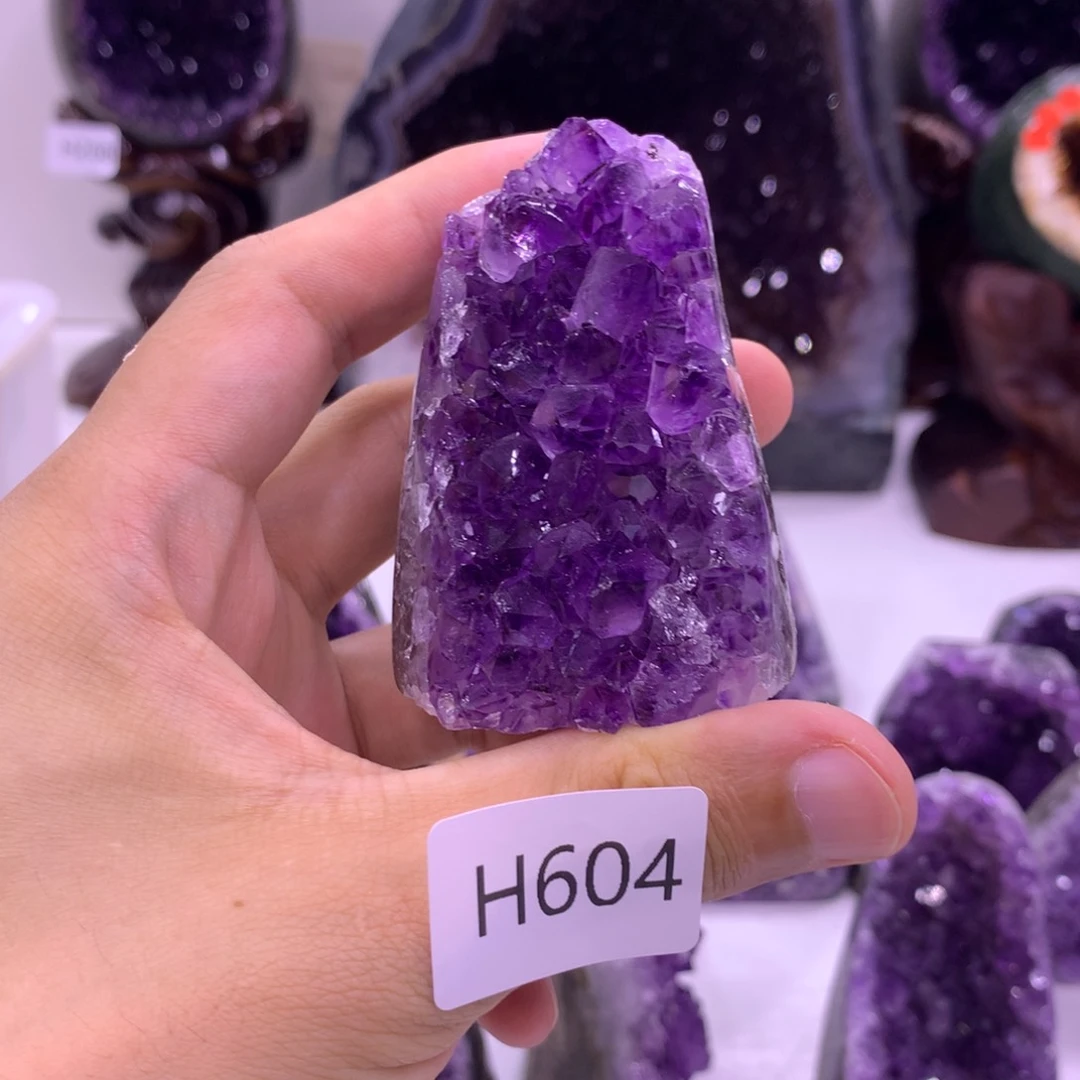 织绣乌拉圭紫水晶摆件604