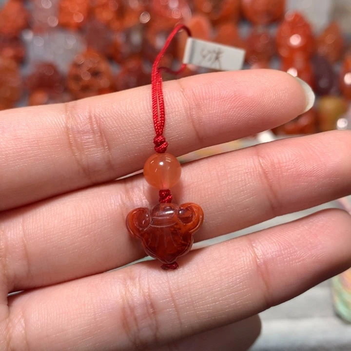 【闪购商品】未镶嵌手机挂包挂 转运如意南红玛瑙