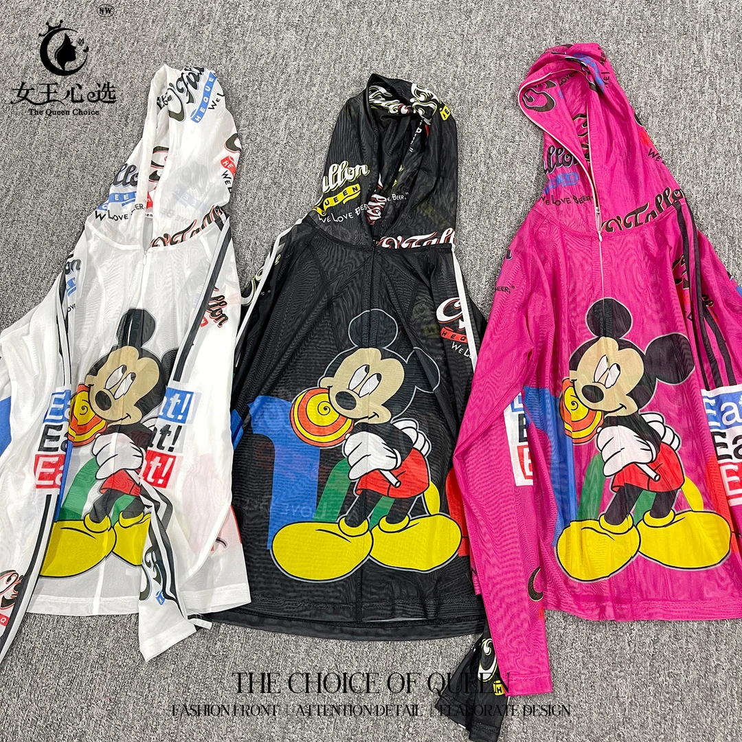 【衣圆圆】夏季新款D3A502潮流米奇连帽T恤上衣