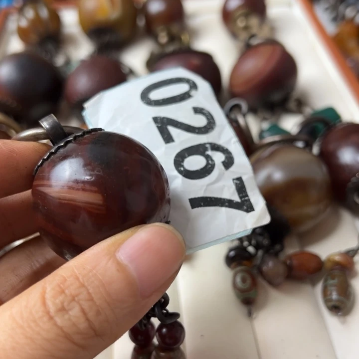 风***漠玛瑙/玉髓手链未镶嵌