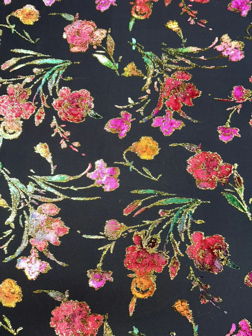 kolbuak supari 手绘提花丝绒布料 (定制款不支持退货）