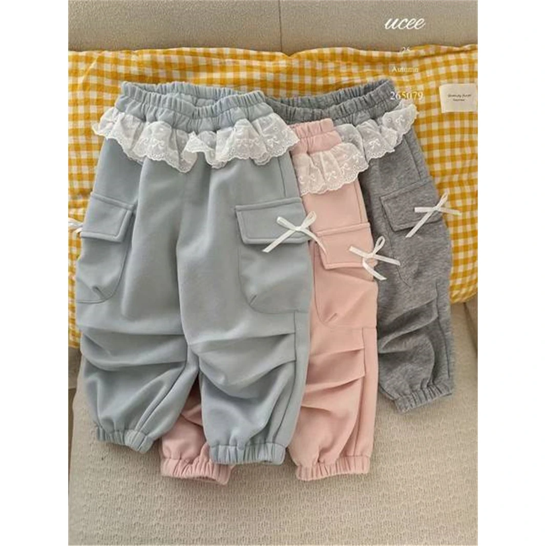 釉兮·25秋～蕾丝蝴蝶结休闲裤265079（汉服）
