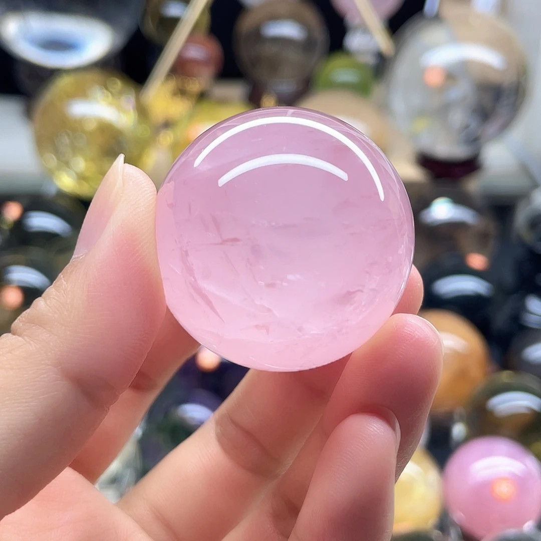 未镶嵌水晶珠宝半成品粉水晶39