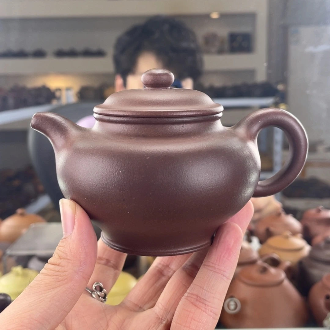 茶壶紫砂180cc老紫泥茶壶