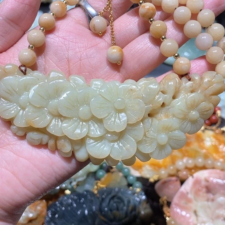 岫玉毛衣链未镶嵌