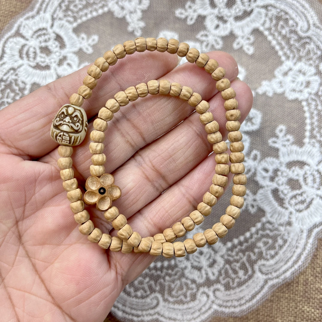 新品天然百香籽小金豆可爱配饰双圈文玩盘玩饰品手链百搭款
