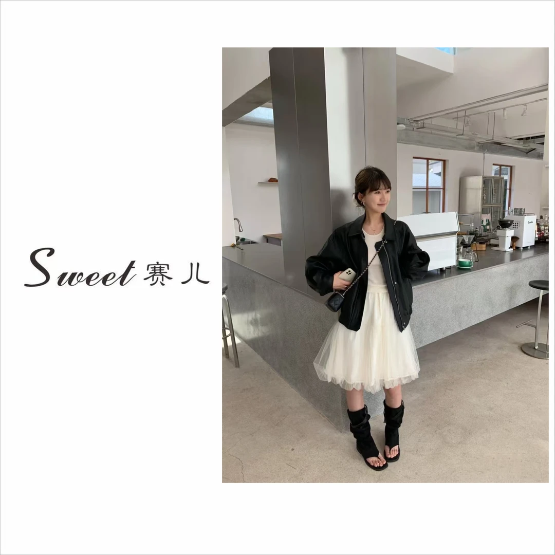 【赛儿专属】｛1186｝2025春装新品韩系皮衣