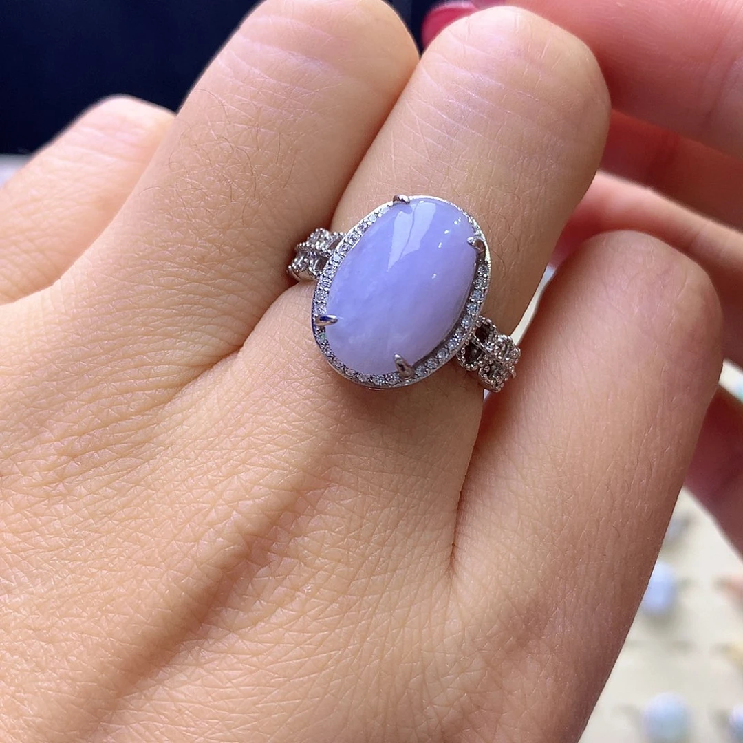 翡翠银S925镶嵌戒指04