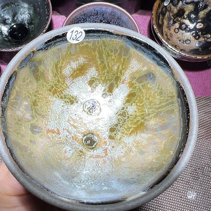 茶盏开*野建窑建盏茶器132