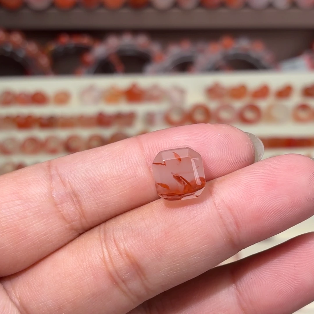 目***号未镶嵌1南红玛瑙方糖