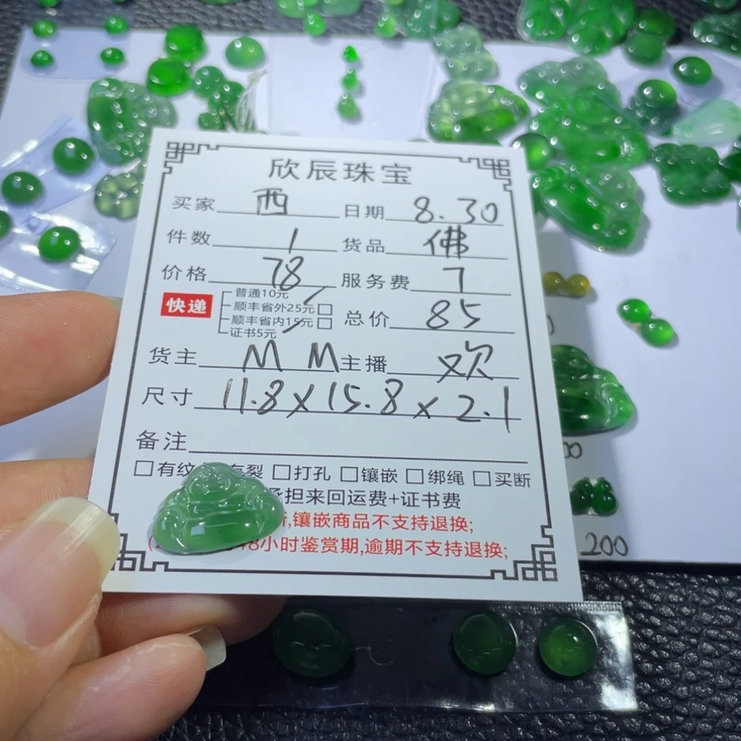 西***雪吊坠(不含链)未镶嵌翡翠