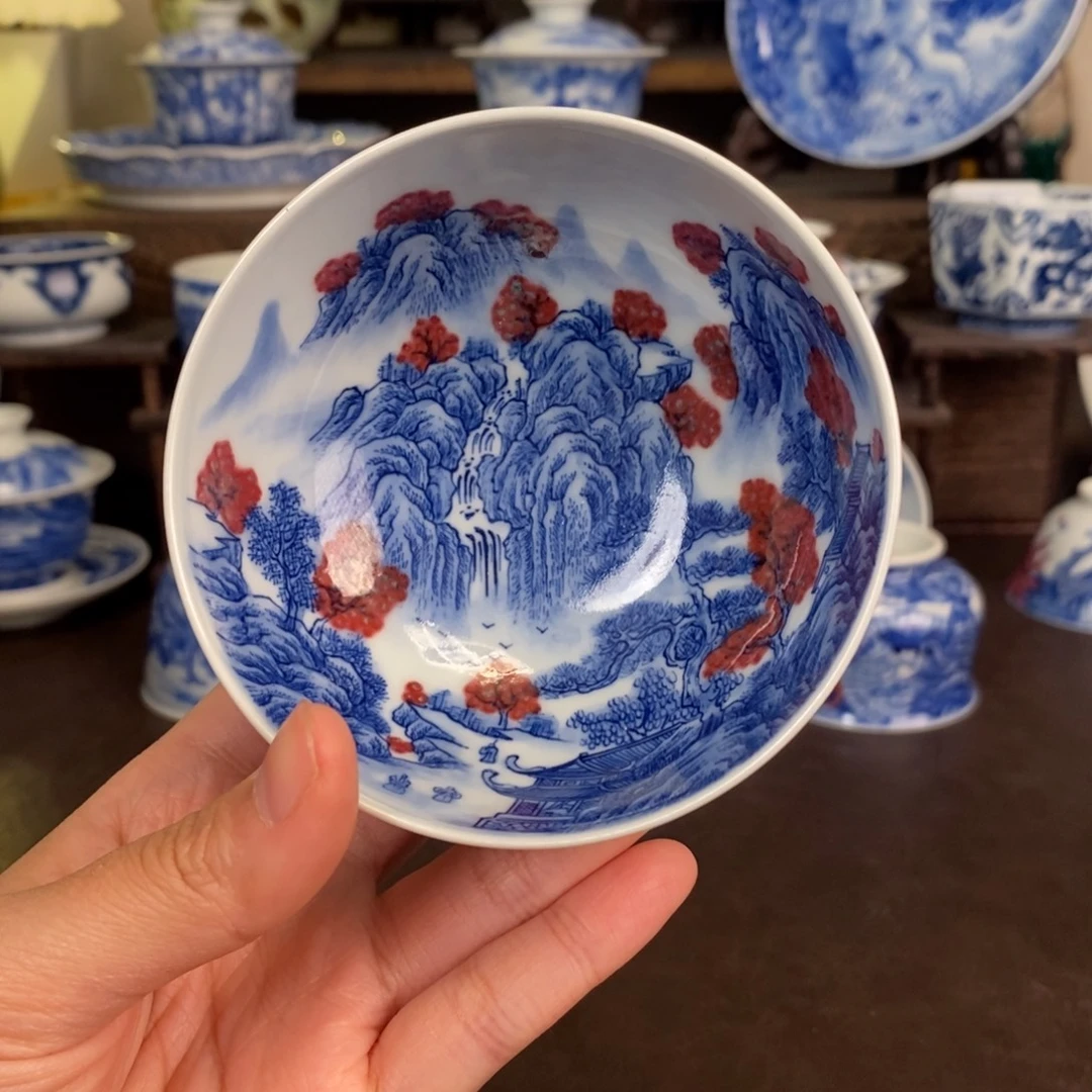 景德镇陶瓷手工手绘